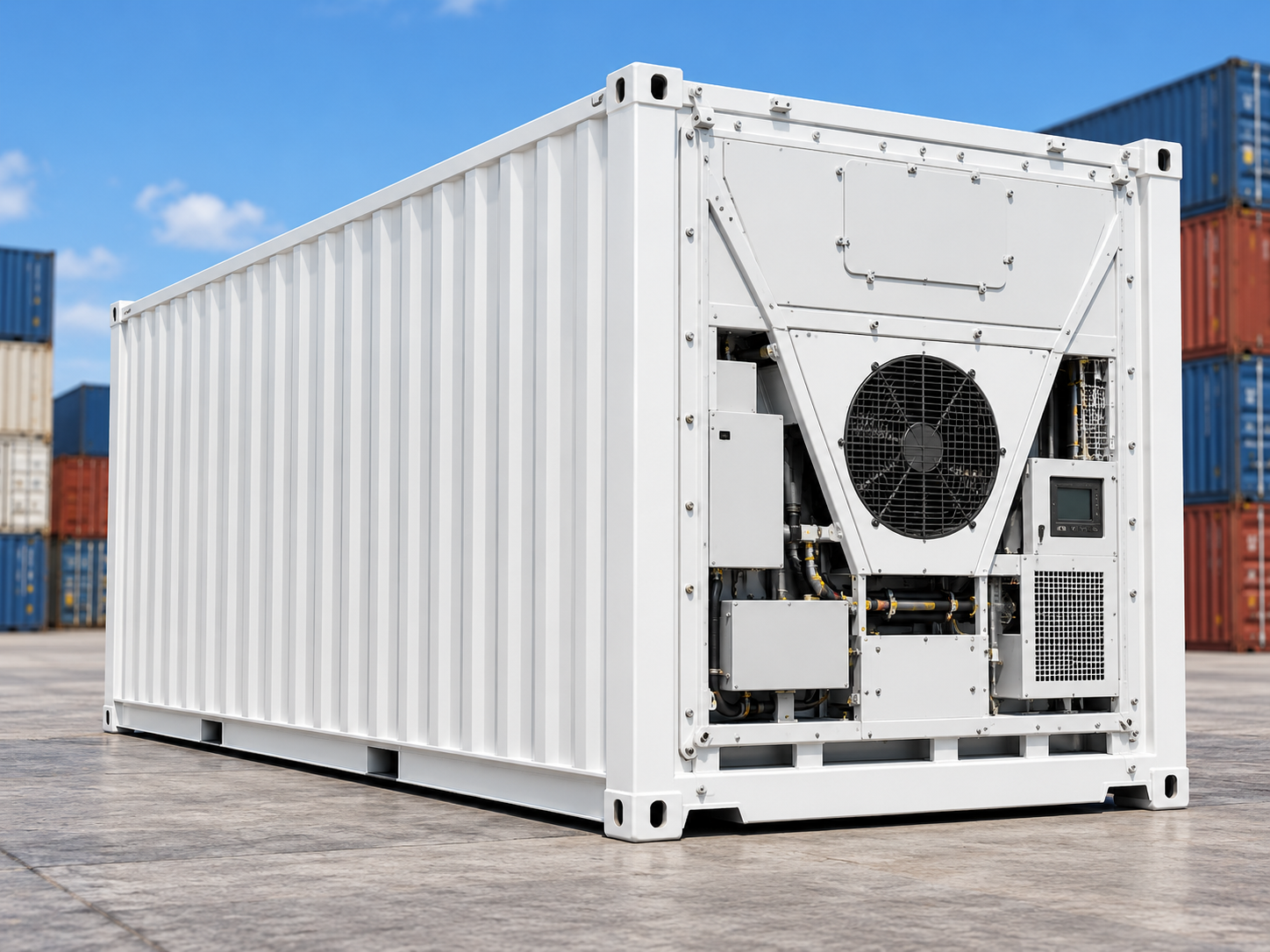 Contenedor frigorífico 20 pies maquinaria Daikin LXE de alta precisión - miniatura 3