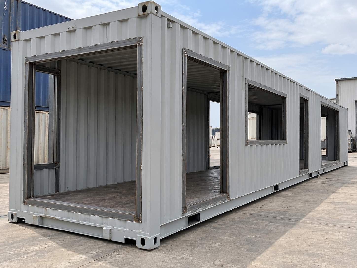 Módulo estructural contenedor "Cascarón" preparado para autoconstrucción - miniatura 5