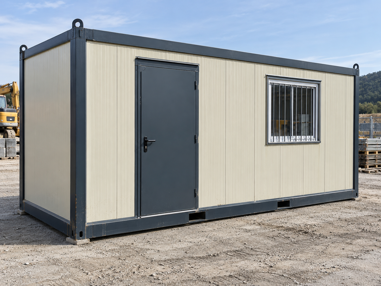Caseta de almacenamiento con estanterías industriales metálicas integradas - miniatura 4